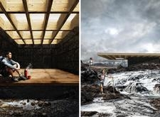1ST PRIZE WINNER icelandtrekkingcabins architecture competition winners